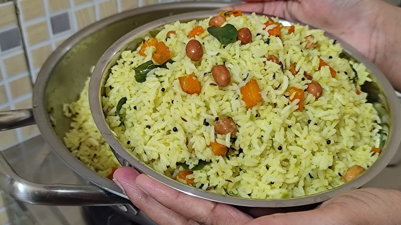 సింపుల్ అండ్ టేస్టీగా లంచ్ బాక్స్ క్యారెట్ చిత్రాన్నం//simple and tasty carrot rice in telugu 