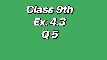 Class9th ch4(Linear equations in two variables) Ex 4.3 Q 5 ||NCERT||#maths#solution#SKNehra classes