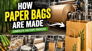 How Bamboo Paper Bags Are Made | Inside a Modern Eco-Friendly Factory