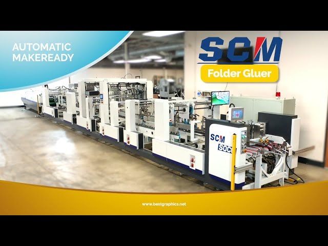 SCM SQ Series Folder Gluer — Best Graphics (USA)