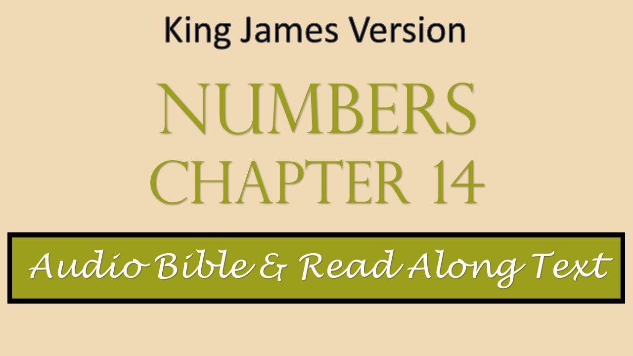 Numbers 14 | KJV DRAMATIZED AUDIO BIBLE WITH TEXT - YouTube