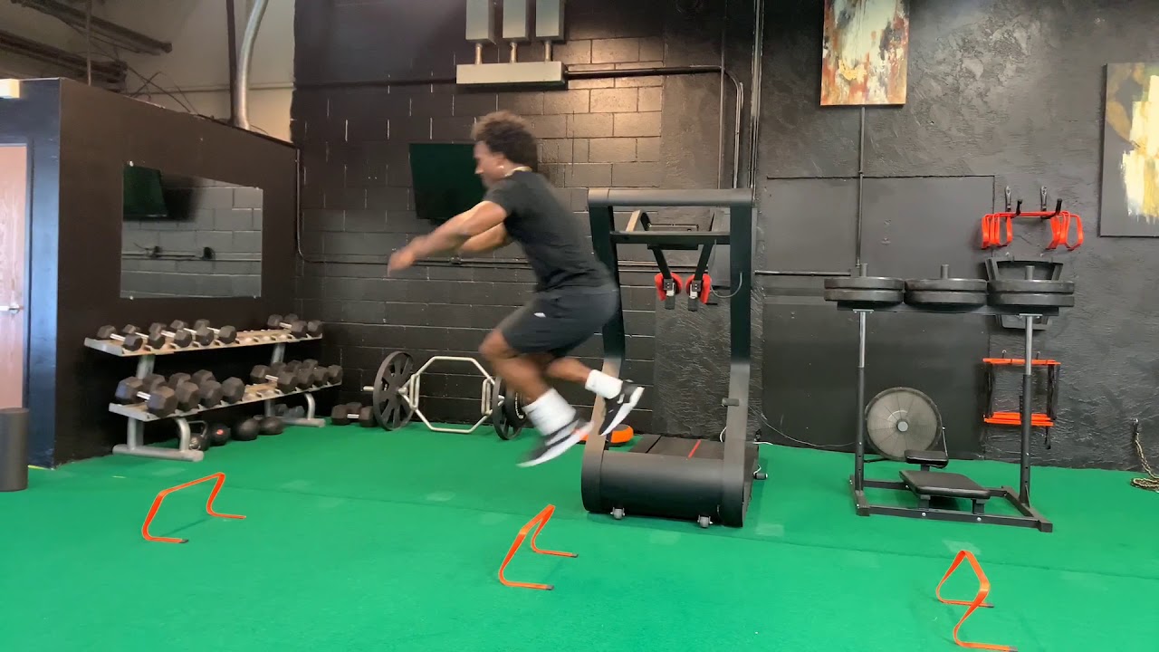 Div. 1 Speed School NFL Combine Training Explosive Speed Workout