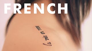 Inspiring Little French Tattoos