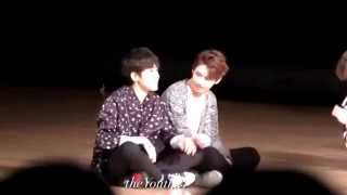 FANCAM 151108 Wonwoo & Jun SEVENTEEN
