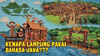 Kenapa Lampung Banyak Suku Jawa Dan Memakai Bahasa Jawa?,Fakta Unik Sejarah Menarik