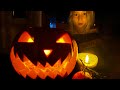 Sonjina prva BUNDEVA za Noc Vestica 🎃 Halloween 2022 First time Pumpkin Carving