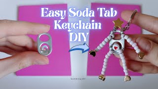 Diy Bff Keychain From Soda Tabs Eco-Friendly Craft Tutorial