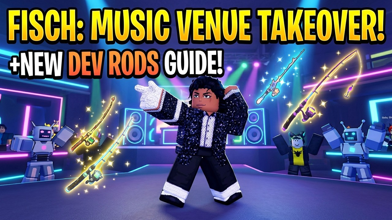 Venue Rods FISCH Just Got A MUSIC VENUE UPDATE And It Slaps! (NEW DEV RODS!) - YouTube