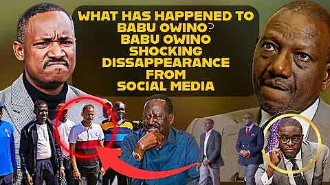 RAILA WARNED BABU OWINO AGAINST ATTACKING RUTO...HE SHOULD HAVE LISTENED! BABU GOES MISSING FOR DAYS