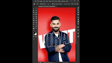 Photoshop Tips - How to Add Text Behind a Person in Photoshop