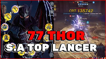 S.A TOP LANCER UNLI SKILL 77 THOR S.A21 WB CONTEST | 77/SC VS SD/FW | MIR4