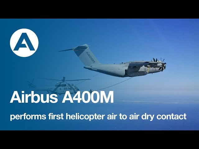 エアバスa400m ヘリコプターへの空中給油試験に成功 ライブドアニュース