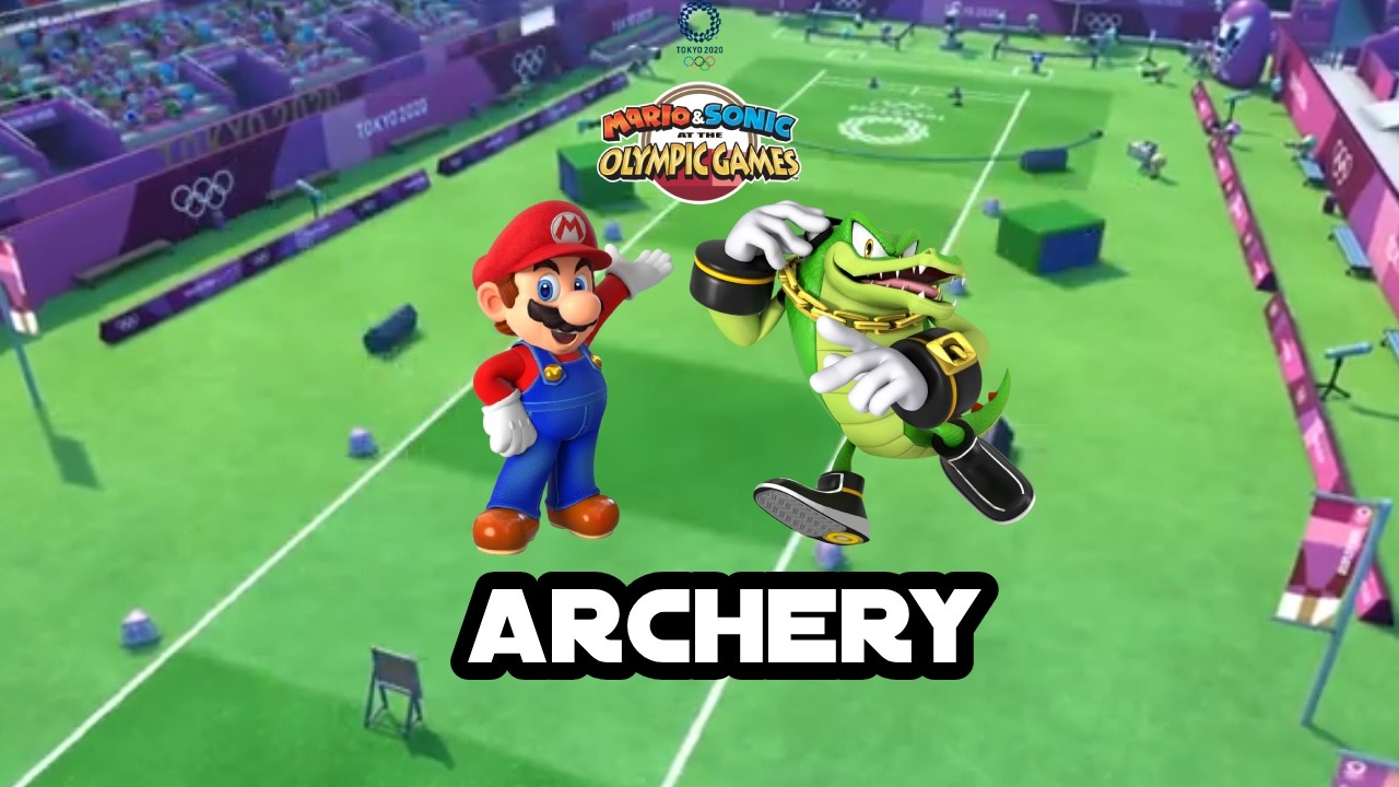 Mario & Sonic At The Tokyo 2020 Olympic Games Archery # 113 (Team Mario)