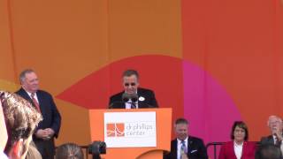 Dr  Phillps Center Ribbon Cutting Opening Speech from Jim MacPhee Senior VP Disney Parks