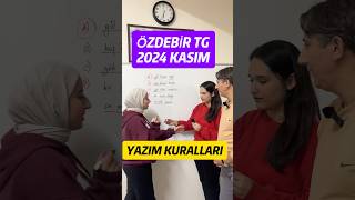 Özdebi̇r Tg 2024 Kasım Yazım Kuralları Ösym Böyle Sorar
