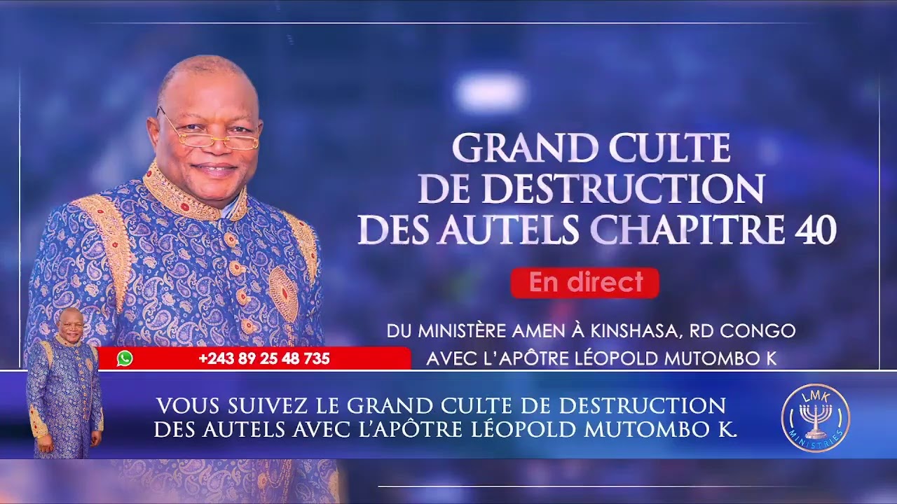 LA DESTRUCTION DES AUTELS CHAP 40 DU VENDREDI 11 JUIN 2021