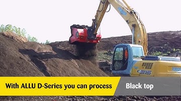 ALLU Transformer Screener Crusher - Screening and Crushing Applications