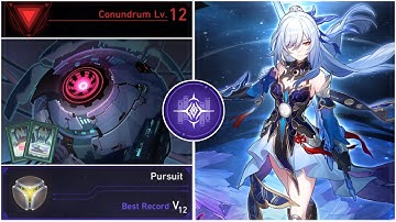 Gold and Gears Lv. 12  Full Run - E1S1 Jingliu/Double Ruan Mei/Erudition Path/Pursuit Dice