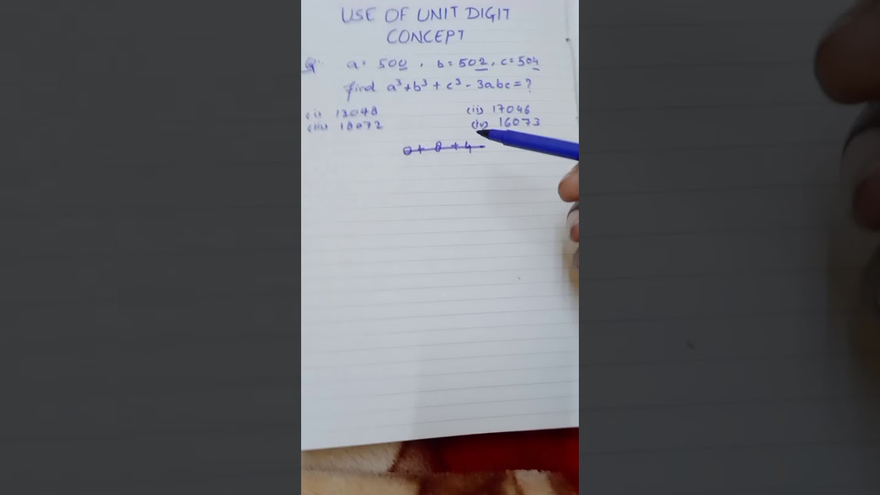 Unit Digit Concept |Solve difficult questions in just seconds best approach to solve questions 🥰🥰