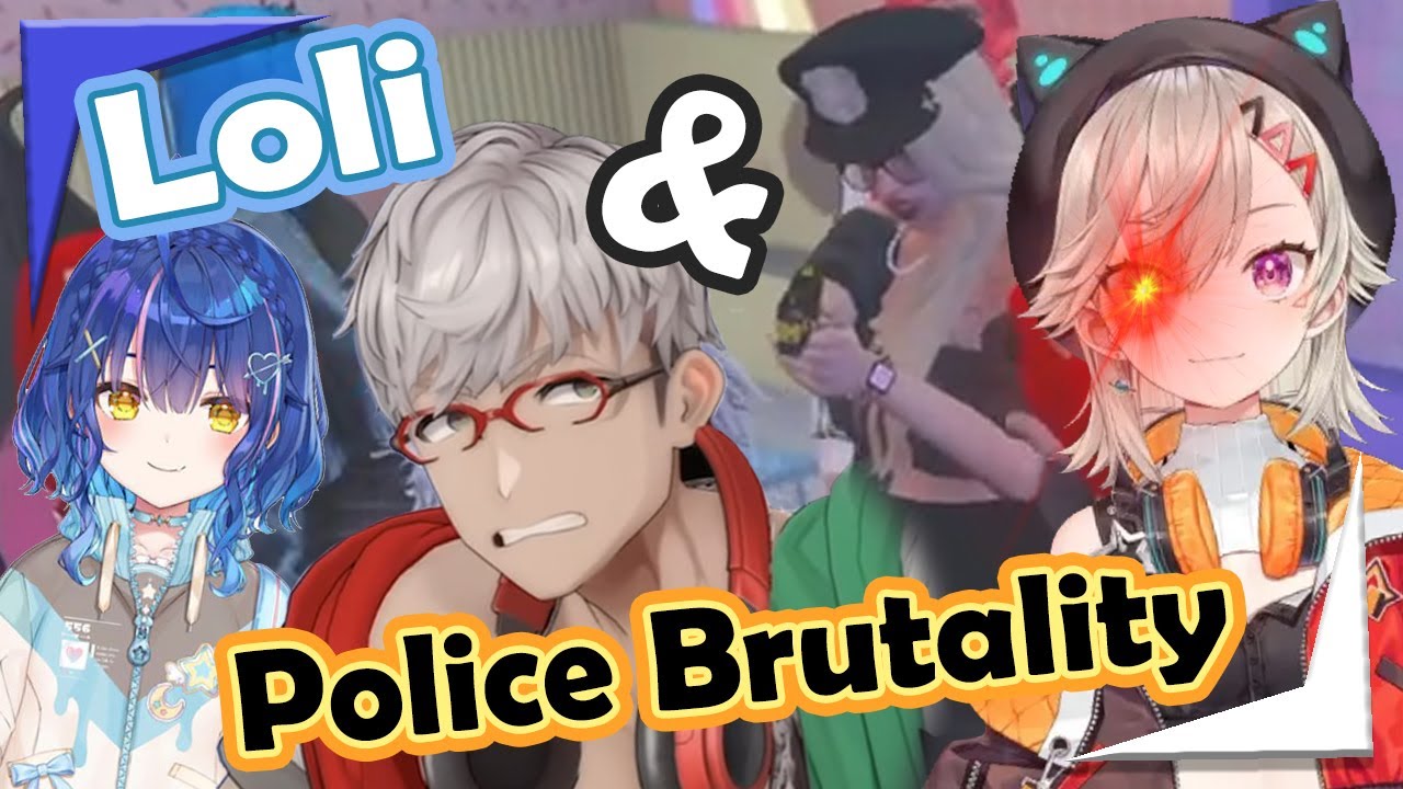 Arusan recruited a loli for Gyaru Cafe, got police brutality【Holostars EngSub】