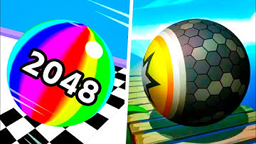 Ball Run 2048 | Rollance Adventure - All Level Gameplay Android,iOS - NEW UPDATE BEST GAME