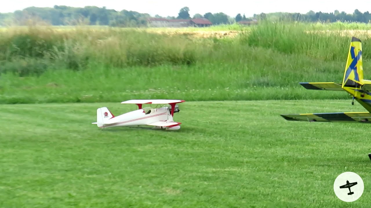MAIDEN FLIGHT OF A PLANS BUILT VINTAGE GREAT PLANES SPORTSTER BIPE