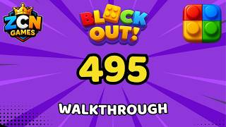 Block Out Level 495 Walkthrough | Full Solution
