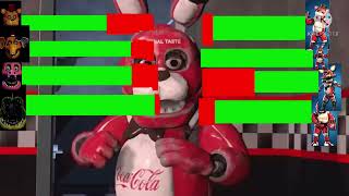 [SFM FNAF] Withered Melodies Vs Cola animatronics with health bars