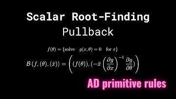 Scalar Root-Finding - Pullback/vJp rule
