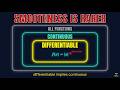 Continuity and Differentiability: Smooth vs. Broken Math