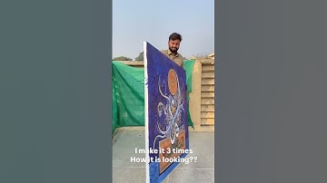 Qull 4×4ft..DM for customization... #Qull #shorts  #art #frames #canvas #moderncalligraphy #trending