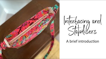 A brief introduction to my patterns, interfacing, stabilisers and cutting