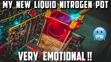 My New Liquid nitrogen pot | KINGPIN Cooling T-REX Rev 3.0 Overview [HINDI]