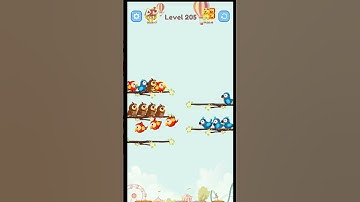 Bird sort color Android gameplay all levels#205
