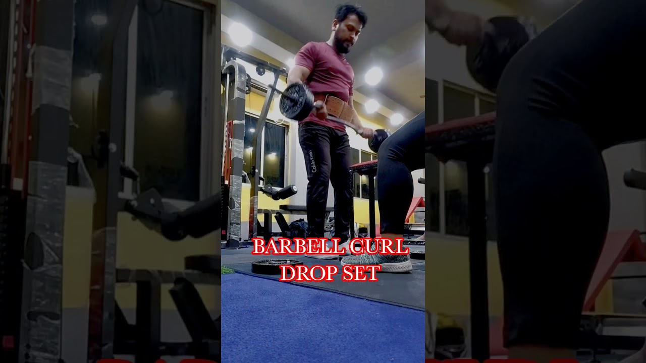 BARBELL CURL | DROP SET | GET BIGGER BICEPS 