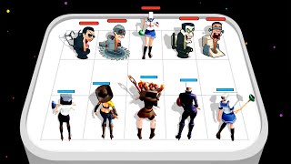 TV Woman: Toilet Camera Game VS Merge War: Skibydy vs Kamera Monster Gameplay Max Levels screenshot 2
