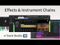 Create your own effects  instruments chains  ntrack studio 10