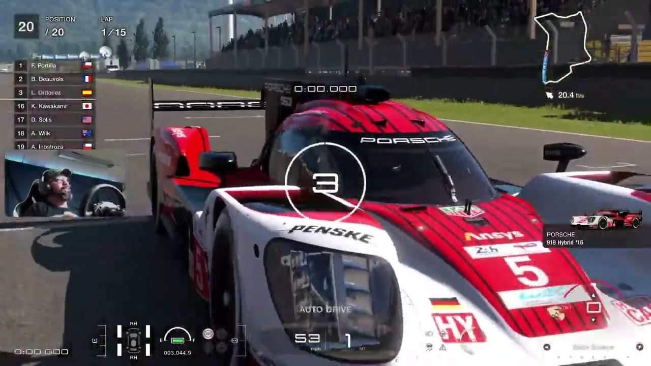 Gran Turismo 7 version 1.58 Sardegna Grind featuring the Porsche