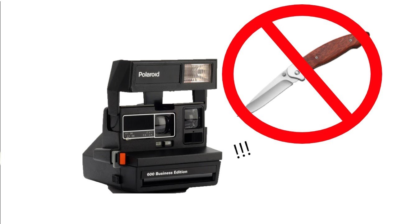 That One Time I Broke a Polaroid Camera Live On Youtube - YouTube