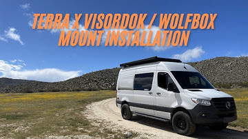 Sprinter Visordok - Wolfbox camera mount installation
