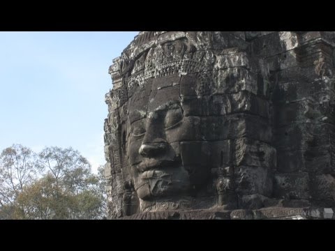 Video: Dramblys Važiuoja Angkor Wat Mieste, Kambodžoje, Kad Sustotų