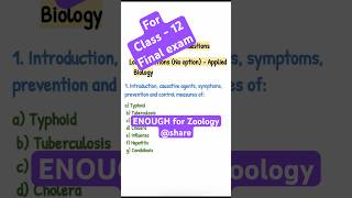 Class 12 ENOUGH for zoology #biology #exam #NEB #CEE #mmc