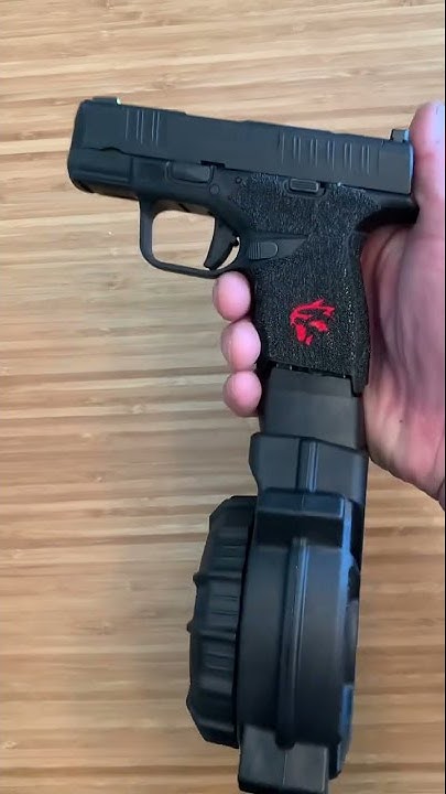Springfield Armory Hellcat or Smith And Wesson CSX With A 50 Round Drum ...