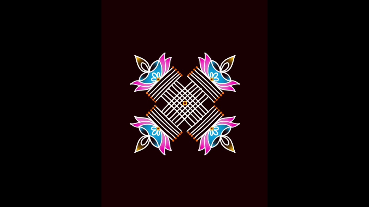 vinayaga chaturti muggulu// easy ganesh festival rangoli // 2025