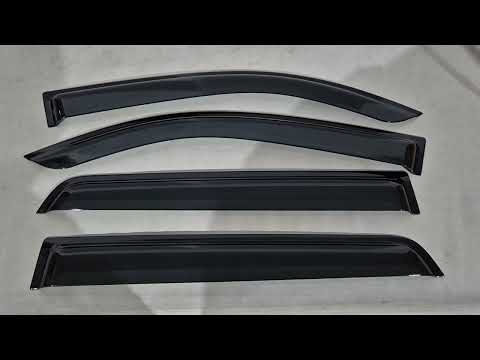 Ветровики на окна Niken Luxury (4 шт) для Toyota Sequoia 2007-2022 гг, видео 1