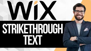How to Add Strikethrough Text in Wix