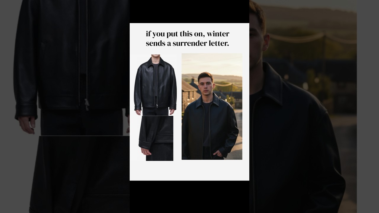 Own your style. Leather jackets ready to ship — Custom & Made-to-Measure available link in bio.