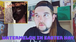 Drummer reacts to 'Watermelon in Easter Hay' by Frank Zappa
