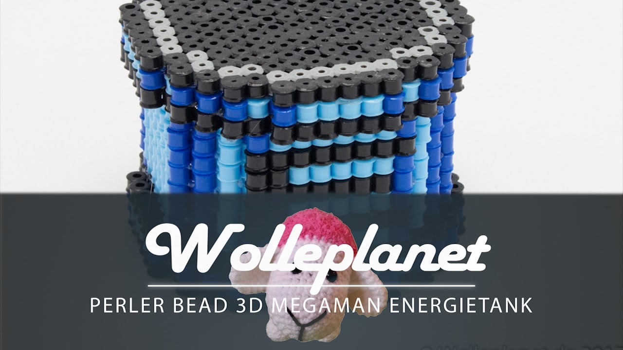 Perler Bead 3D Megaman Energietank