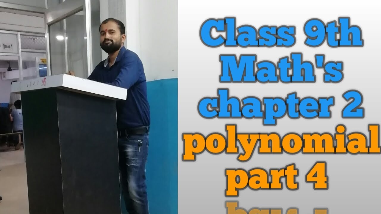 Class 9th Math's chapter 2 Polynomial part 4 - YouTube